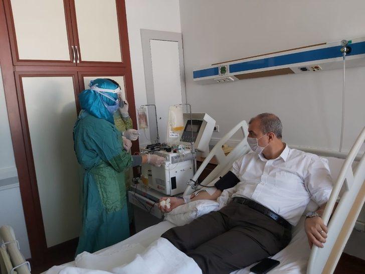 İl Milli Eğitim Müdürü Okumuş plazma bağışında bulundu G2