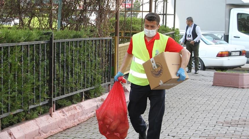 Talas&rsquo;ta kapanan iş yeri mağdurlarına destek