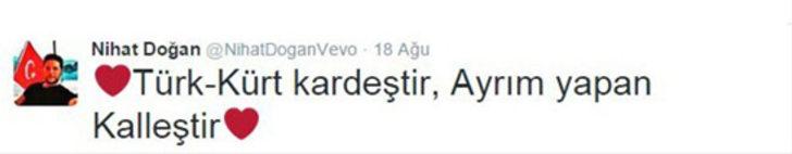Nihat Doğan 'Türk-kürt' kardeştir yazınca... G1