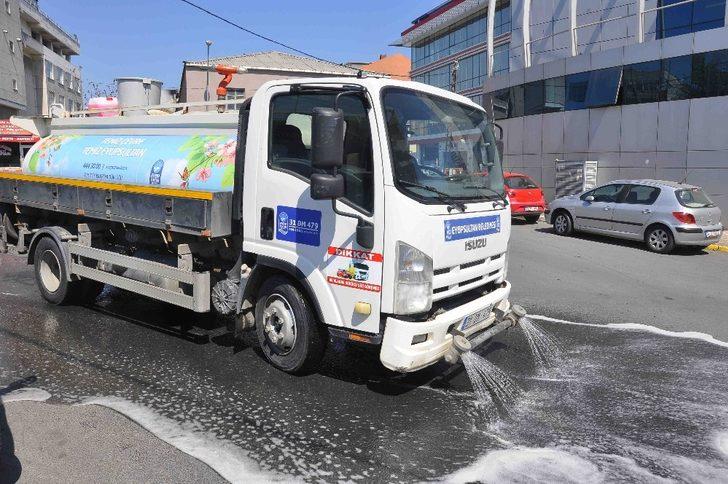 Eyüpsultan’da korona virüs temizliği devam ediyor G1