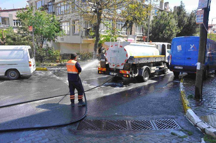 Eyüpsultan’da korona virüs temizliği devam ediyor G3