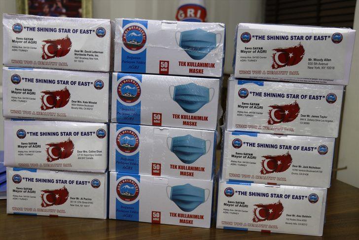 Ağrı Belediye Başkanı Sayan, Trump ve Hollywood yıldızlarına maske gönderecek G2