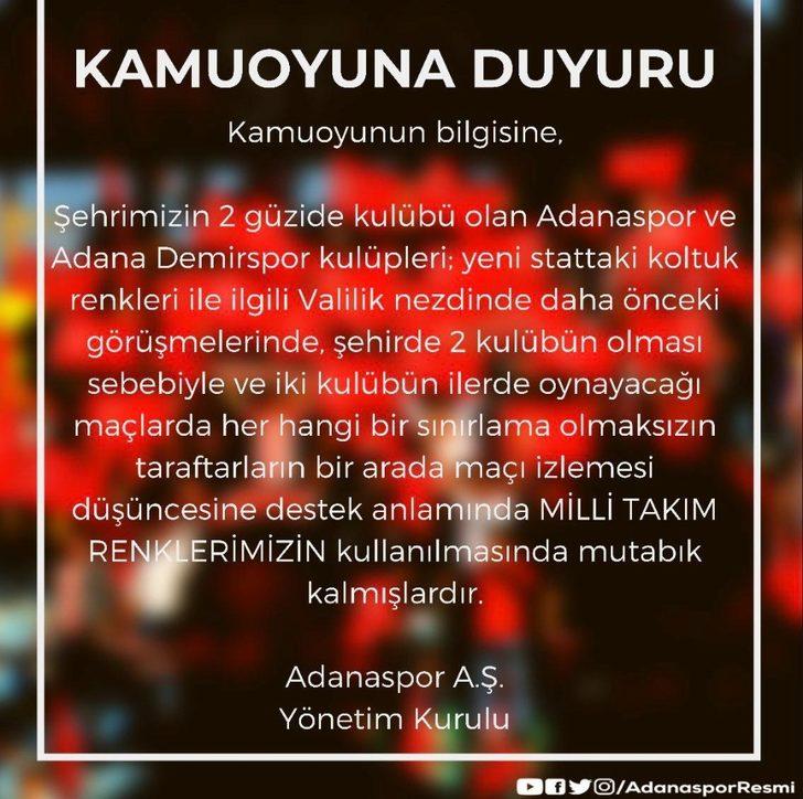 Adana’da "koltuk rengi" tartışması "kırmızı beyaz" bitti G4