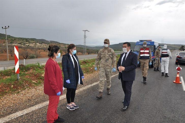 Kaymakam İmamoğlu’ndan kontrol noktalarına ziyaret G1