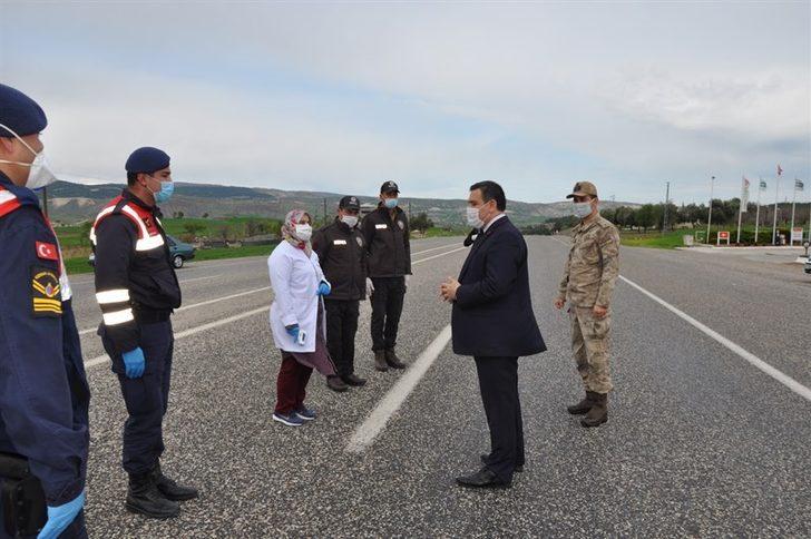 Kaymakam İmamoğlu’ndan kontrol noktalarına ziyaret G4