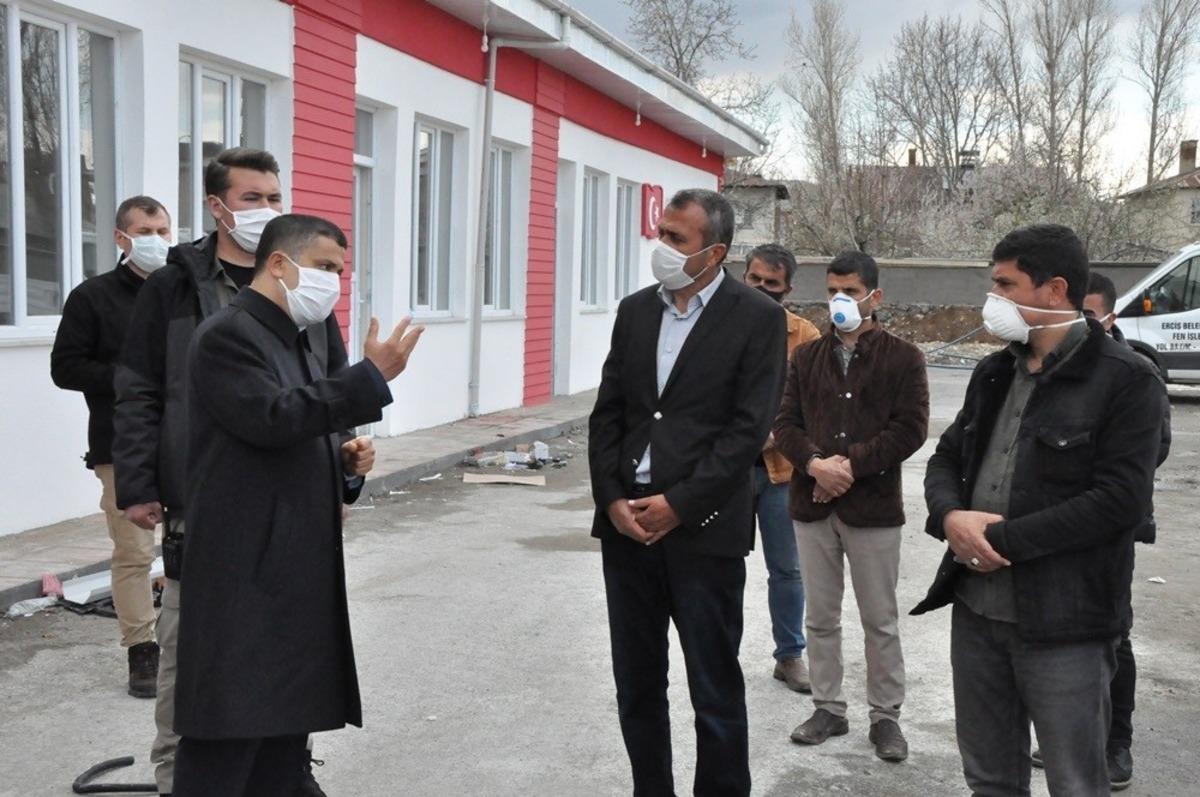 Erciş Belediyesi Temizlik İşleri M&uuml;d&uuml;rl&uuml;ğ&uuml; i&ccedil;in yeni hizmet binası