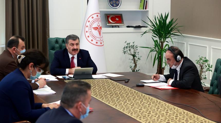 Bakan Koca, 'T&uuml;rk Konseyi Sağlık Bakanları Toplantısı'na katıldı