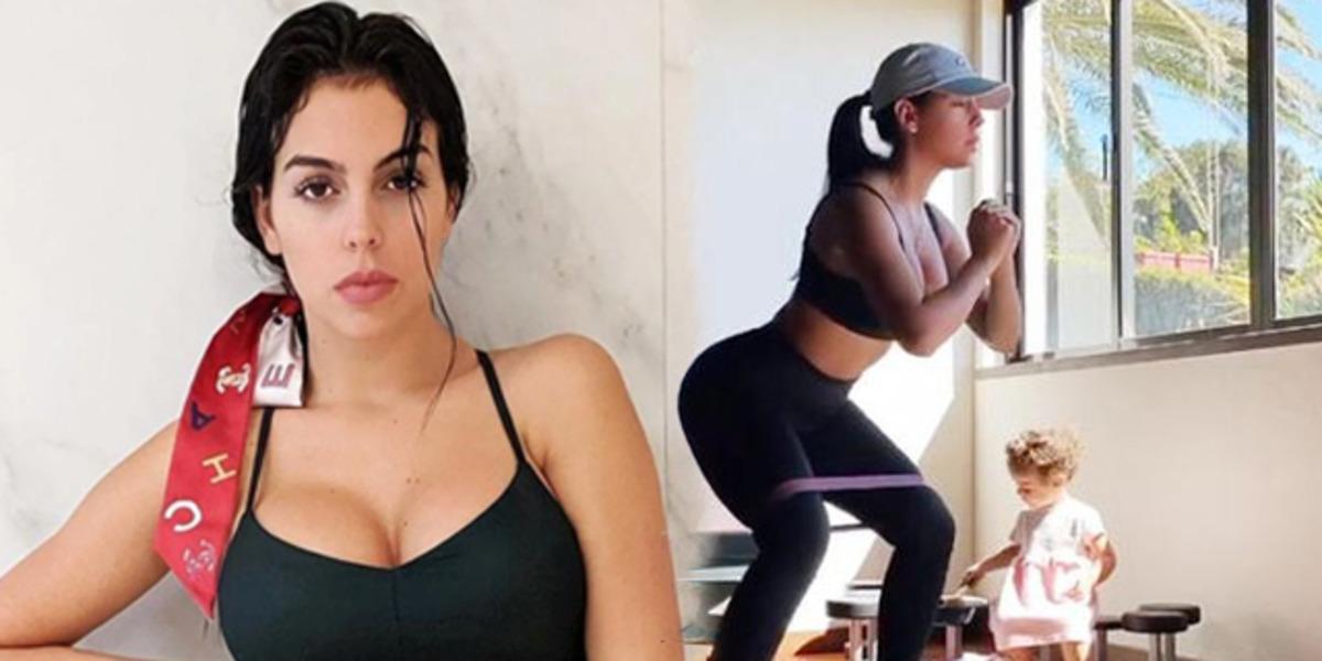 Cristiano Ronaldo'nun sevgilisi Georgina Rodriguez sosyal medyayı salladı