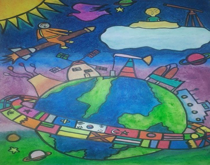 Öğrenciler sanayiyi resmetti G3