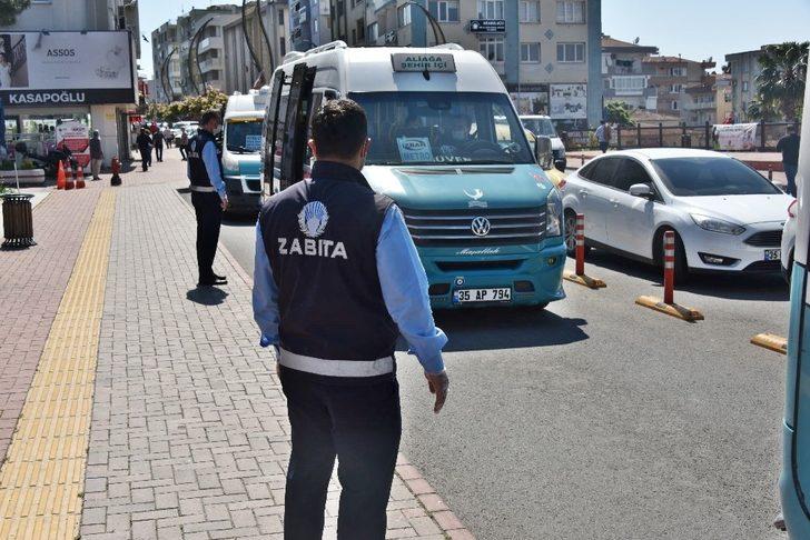 Aliağa zabıtası toplu ulaşım denetimlerini sürdürüyor G5