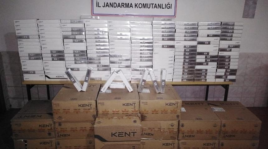 Çaldıran’da 18 bin paket kaçak sigara ele geçirildi
