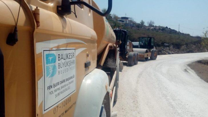 Balıkesir ilçelerinde yol genişletme çalışmaları sürüyor G5