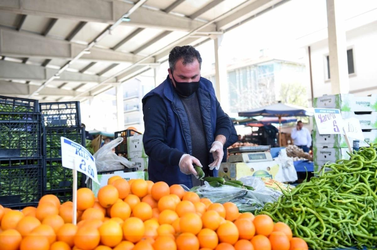 Altındağ pazarlarında korona vir&uuml;s denetimi