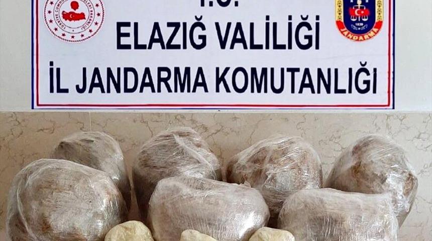 Elazığ'da 62 kilogram esrar ele ge&ccedil;irildi