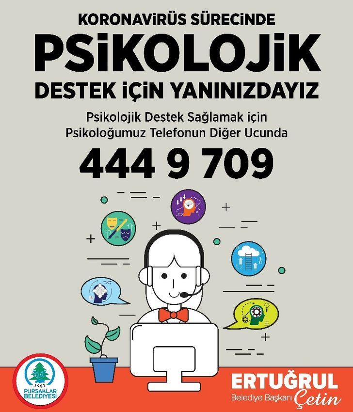 Pursaklar Belediyesinden vatandaşlara psikolojik destek hattı G3