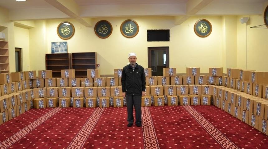 Kur&rsquo;an Kursu&rsquo;ndan vefa grubuna erzak paketi desteği