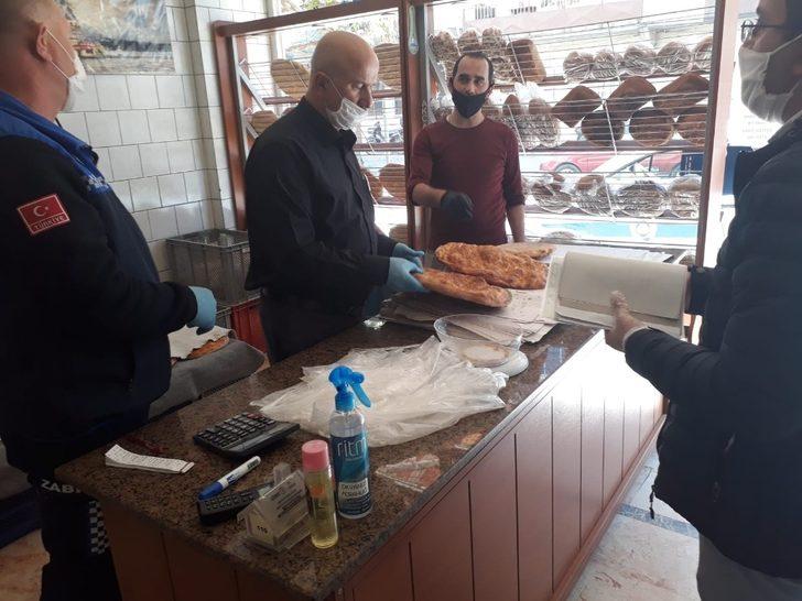 Fırın fırın gezip pidelerin gramajını denetliyorlar G2