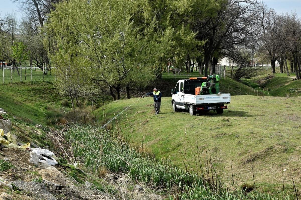 Tepebaşı&rsquo;nda haşere ile m&uuml;cadele &ccedil;alışmaları