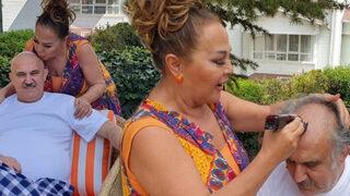 Faik Öztürk iddiayı kaybedince saçlarından oldu