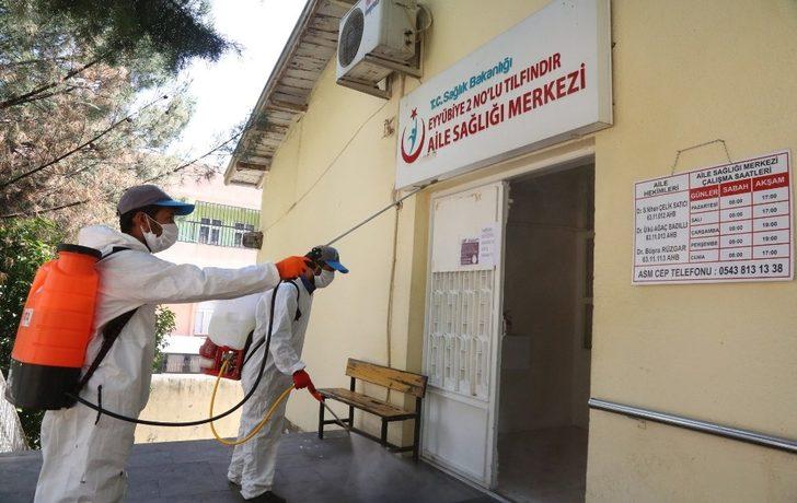 Eyyübiye’de dezenfekte çalışmaları devam ediyor G2