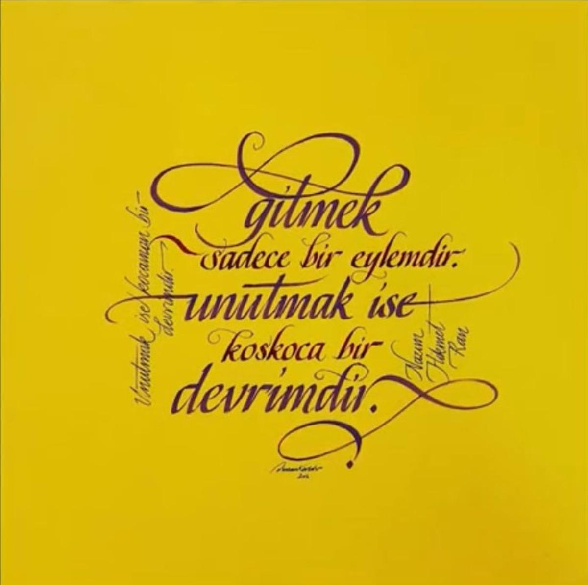 Kaligrafi sanatına online yolculuk