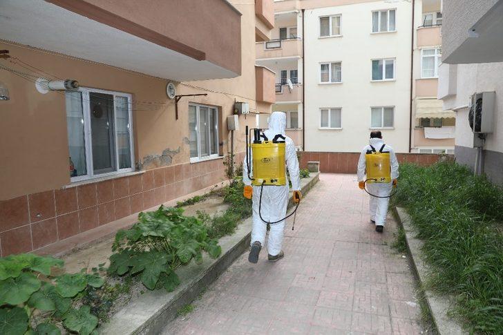 Mudanya Belediyesi 5 bin binayı dezenfekte etti G4