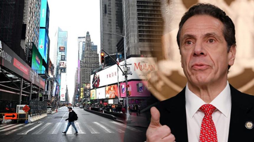 New York Valisi'nden koronavir&uuml;s resti: Ge&ccedil;ir de g&ouml;reyim o yasayı