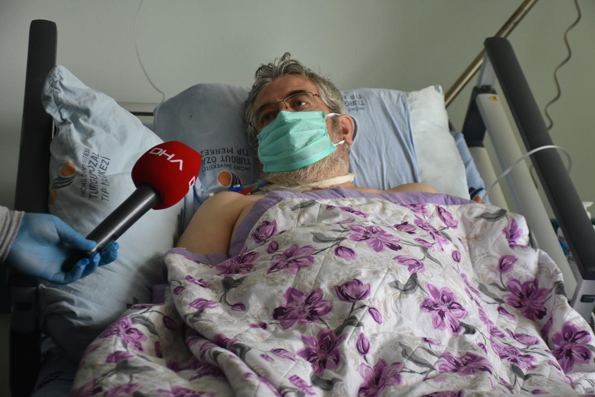 Plazma tedavisinin ilk uygulandığı hasta yoğun bakımdan &ccedil;ıktı! 'Kimse evden &ccedil;ıkmasın'