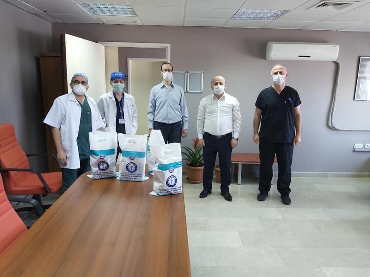 Sağlık-Sen&rsquo;den sağlık &ccedil;alışanlarına ziyaret