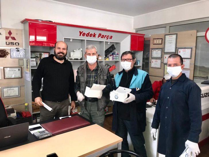 Büyükşehir’den sanayi esnafına 5 bin maske G1