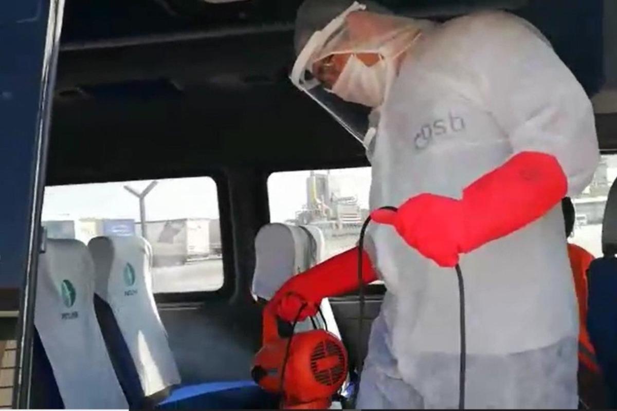 Kayseri OSB korona vir&uuml;s salgınına karşı &ouml;nlem almaya devam ediyor