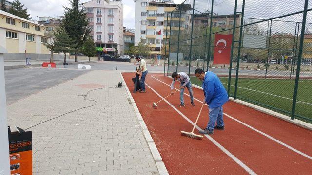 Tesislerin  temizlik ve bakımları devam ediyor