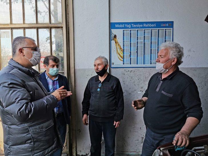 Ahlatcı sanayi esnafı ile bir araya geldi G1