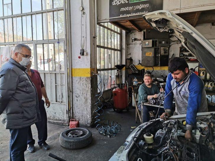 Ahlatcı sanayi esnafı ile bir araya geldi G4