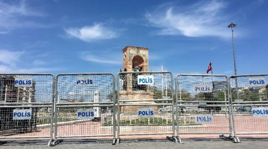Taksim Meydanı ve Cumhuriyet Anıtı'nda 1 Mayıs önlemleri