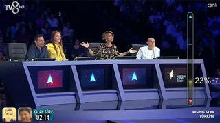 Rising Star'da o ses geceye damga vurdu