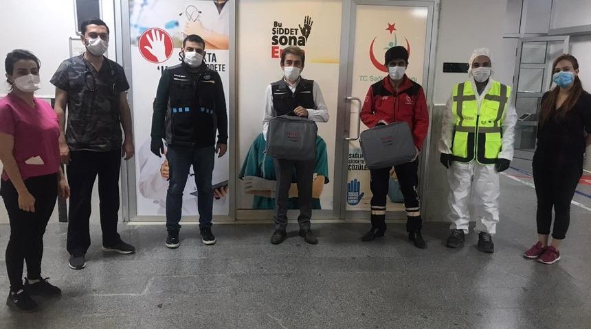 Hastaneye cihaz hediye edildi