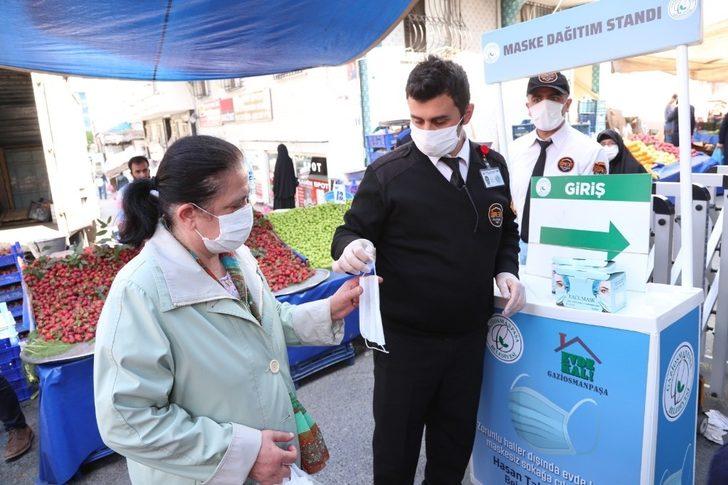 Gaziosmanpaşa zabıtasından pazar denetimi G1