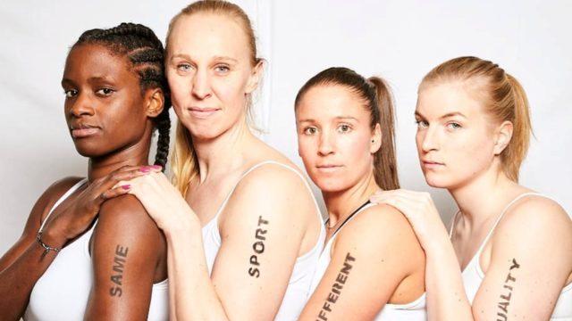 Belçika Kadın Milli Basketbol Takımı oyuncuları homofobiye karşı yarı çıplak poz verdi