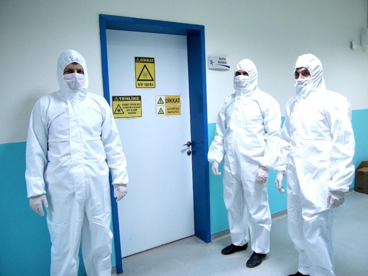 &Ccedil;orum Belediyesi maske dezenfeksiyon &uuml;nitesi kurdu