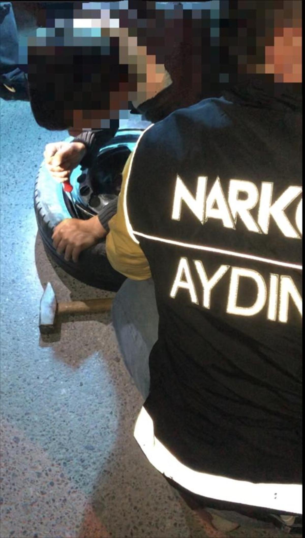 Otomobilinin lastiğinde 2,5 kilogram uyuşturucu ile yakalanan zanlı tutuklandı
