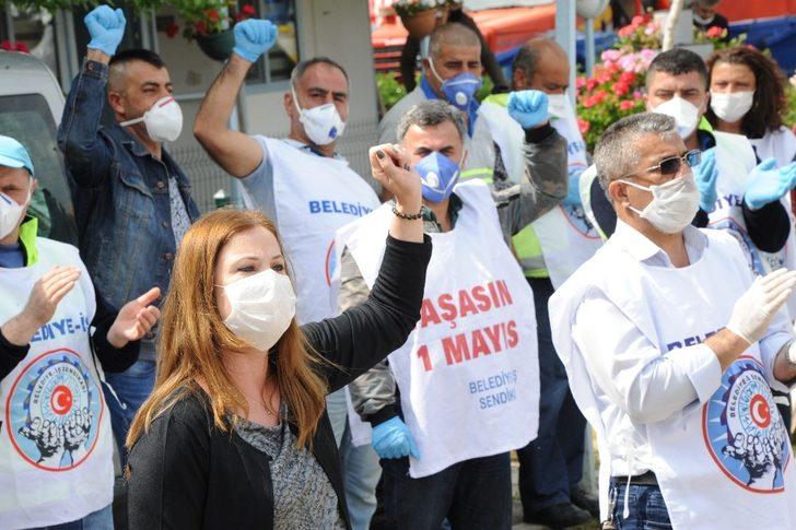 Sosyal mesafeli 1 Mayıs halayı G3