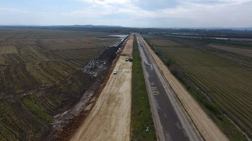 Edirne&rsquo;de sulamaya ilave iletim kanalı