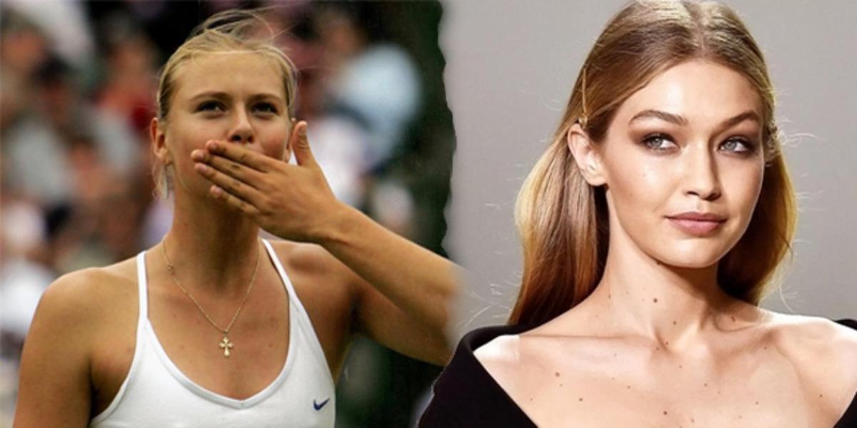 Maria Sharapova ve Gigi Hadid tenis ma&ccedil;ında karşılaşacak!