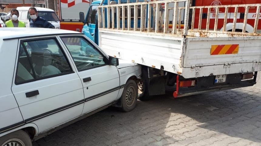 Edremit’te kaza ucuz atlatıldı