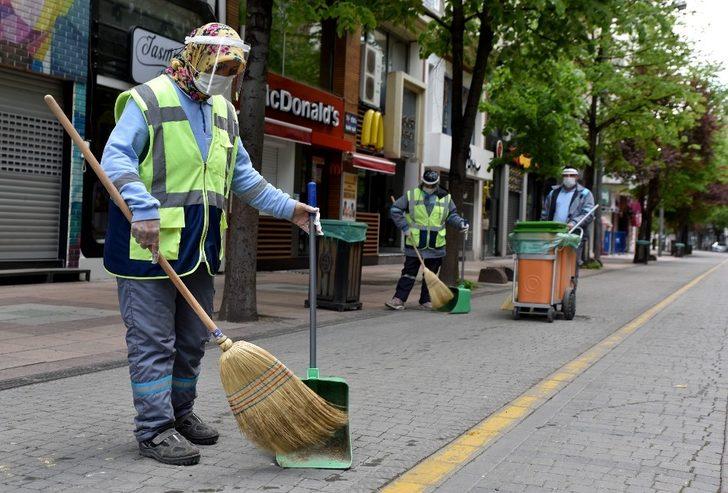 Tepebaşı emekçisi görev başında G2