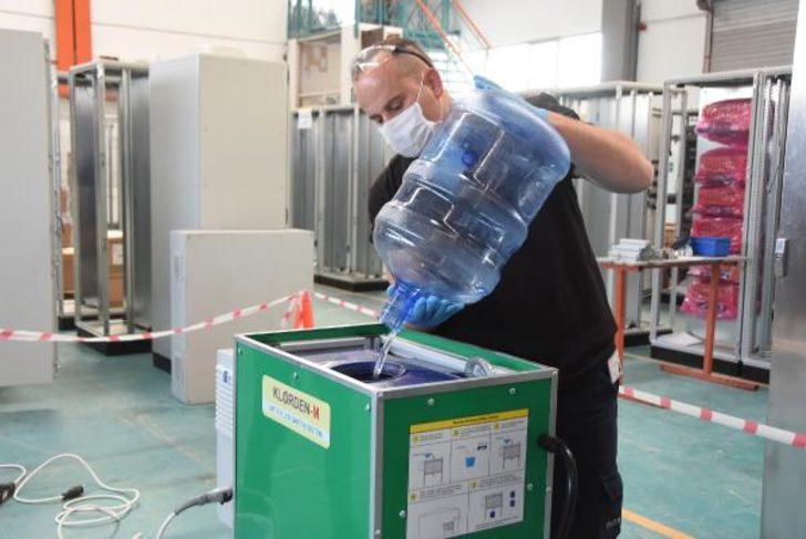 Dezenfektan maliyetini yüzde 95 azaltan cihaz üretildi G1