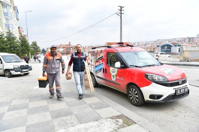 Sokağa çıkma yasağında çalışmalar devam ediyor