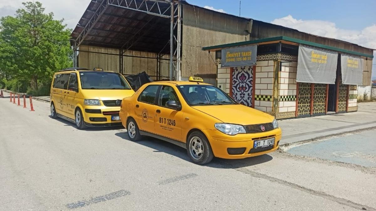 Taksicilerden sağlık&ccedil;ılara vefa &ouml;rneği