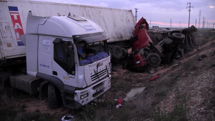 Konya'da iki TIR çarpıştı: 1 ölü, 1 yaralı G2
